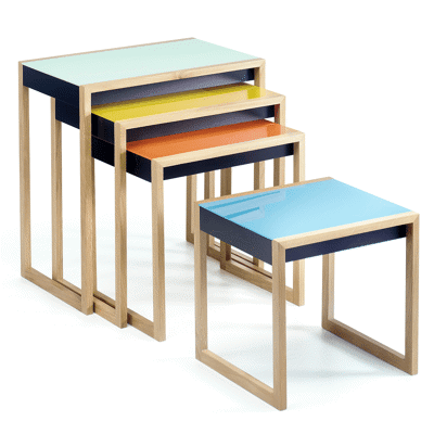 Picture of Nesting Table Josef Albers
