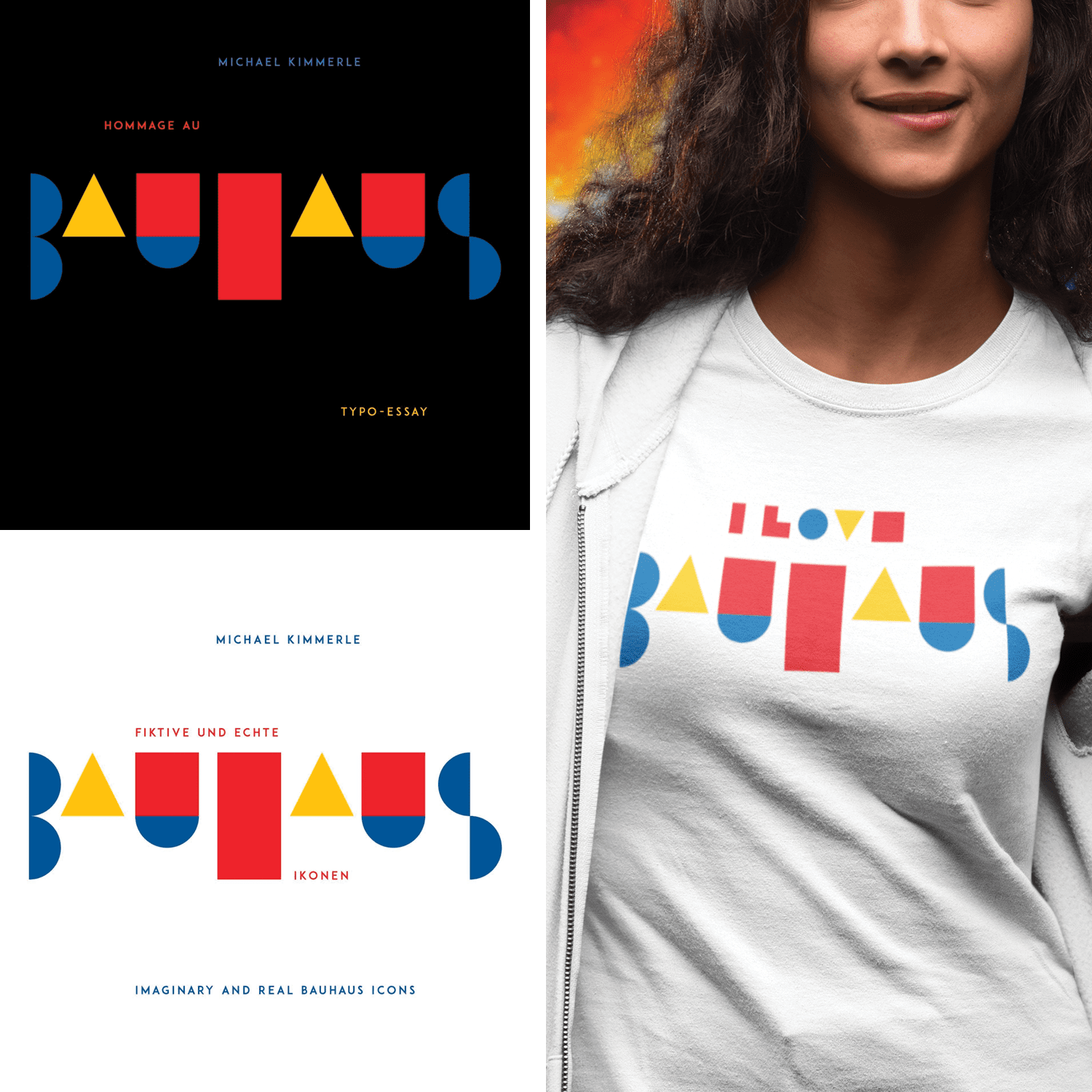 εικόνα του I love Bauhaus + Books + Shirt