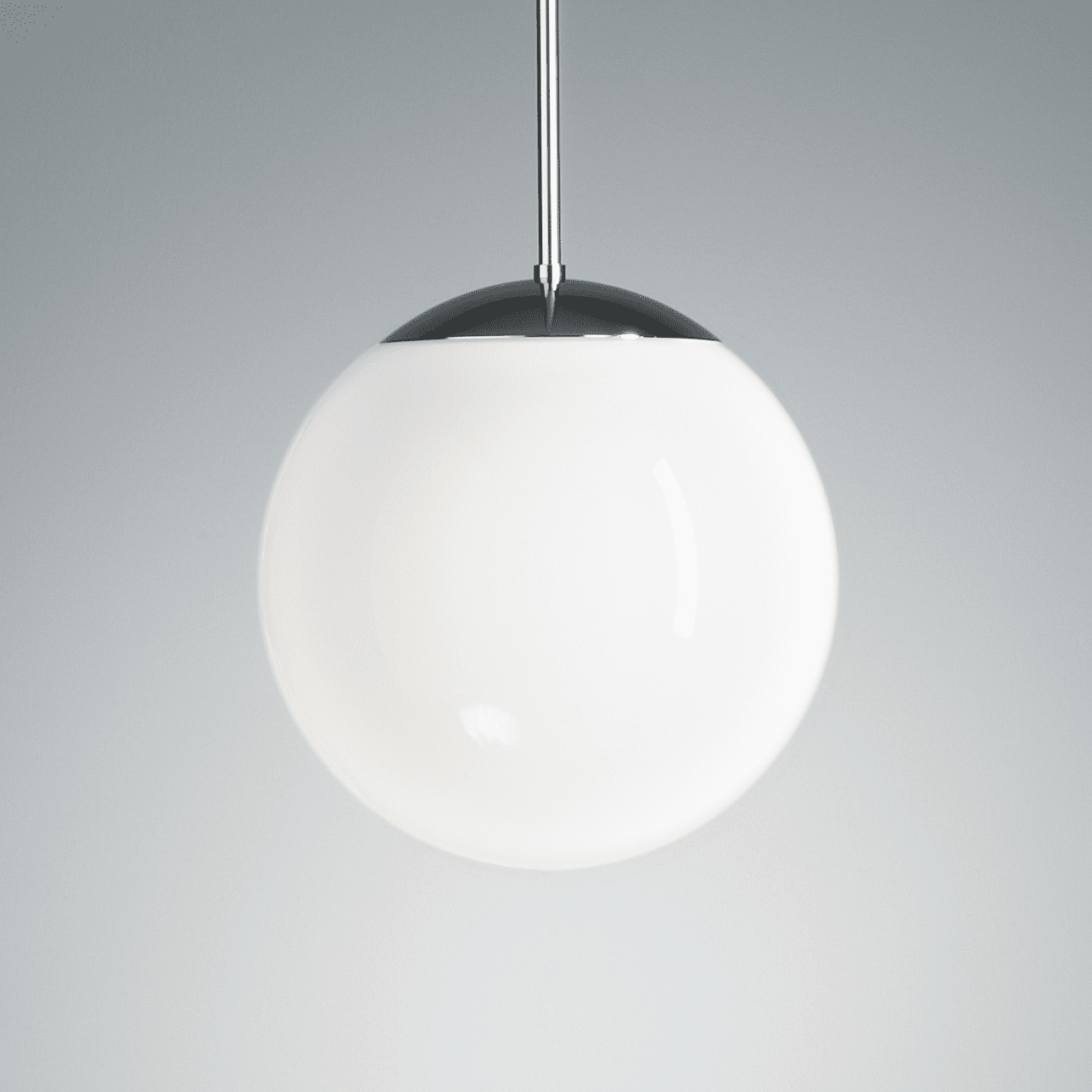 Image de Lampe suspendue avec globe opaque HL 99