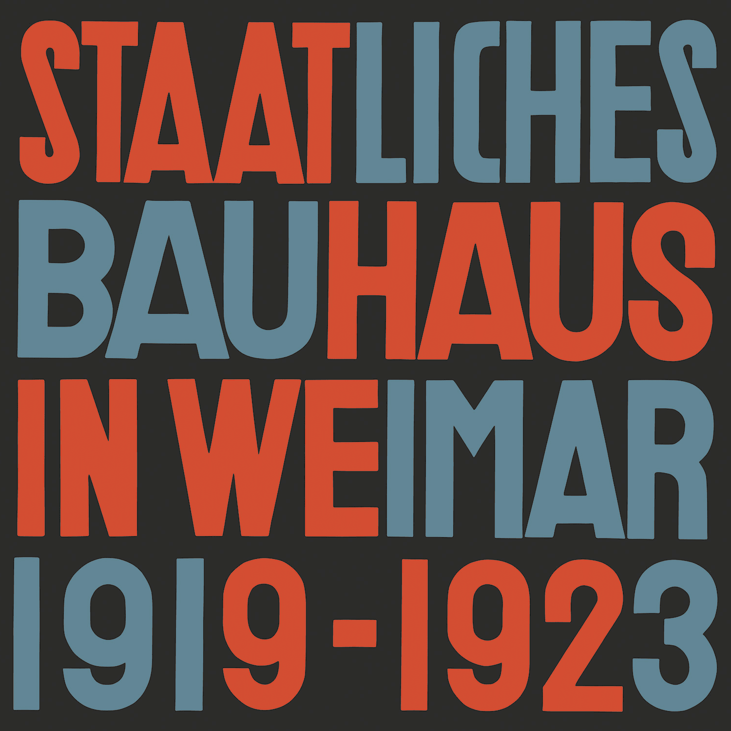 ワイマールの国立バウハウス 1919-1923年の画像