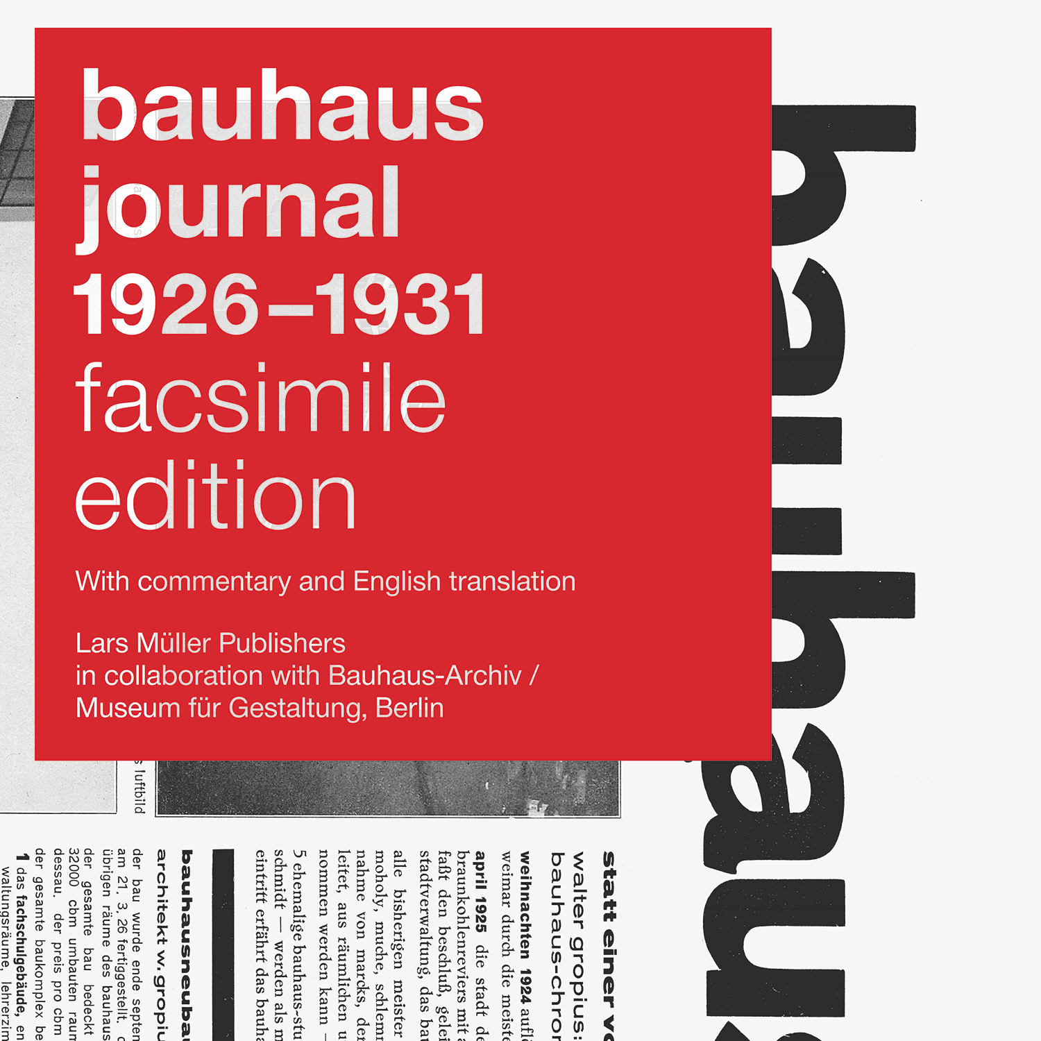 Imagen de Revista Bauhaus 1926-1931