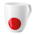Picture of Mug with handle Red