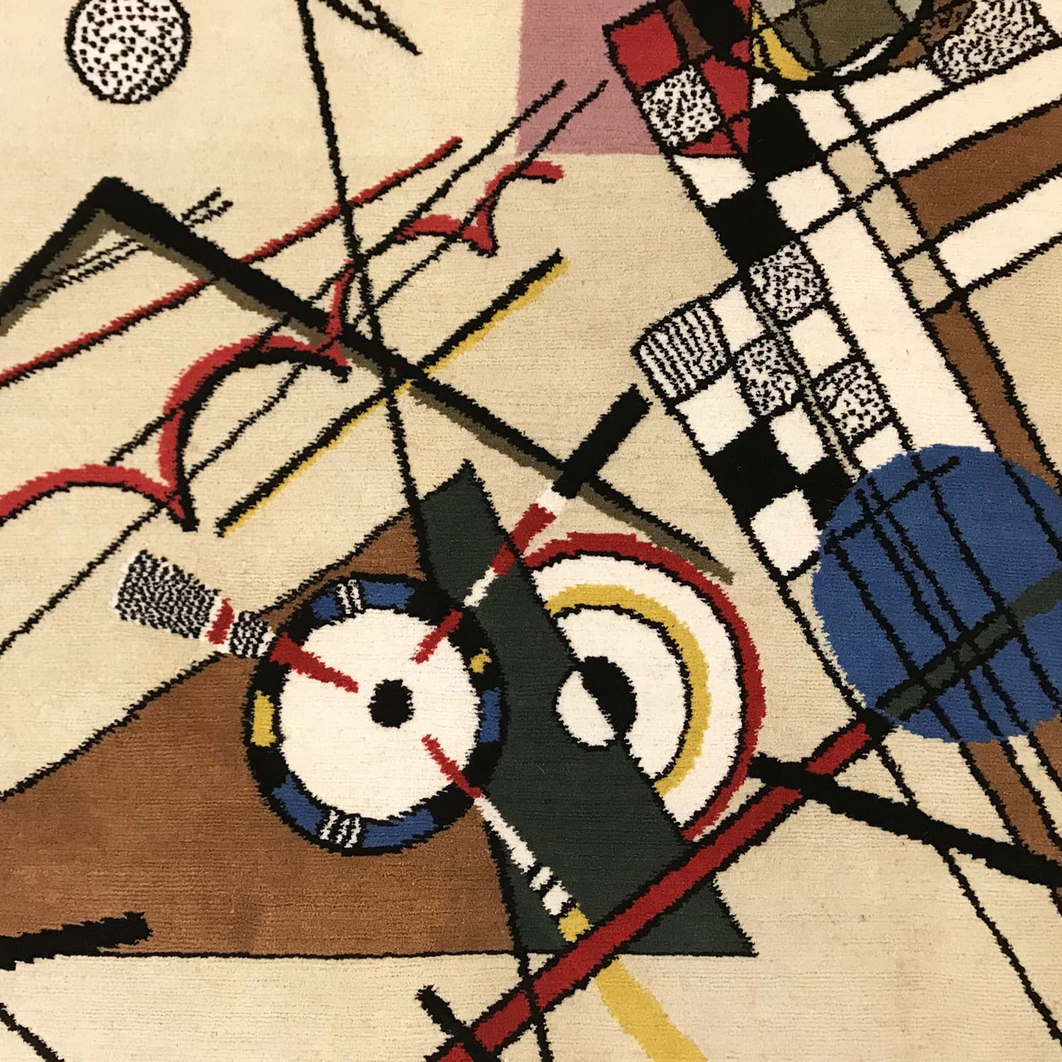 Bild von Wassily Kandinsky Komposition VIII Teppich