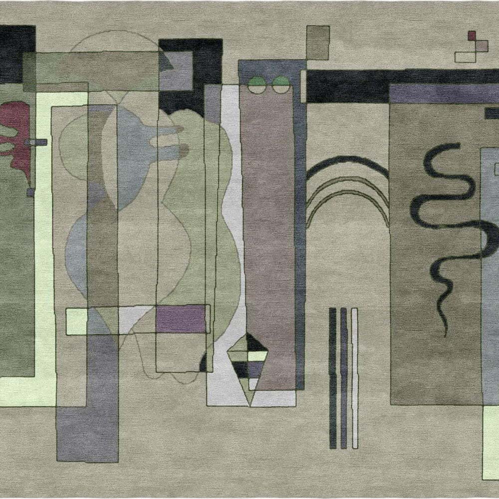 Wassily Kandinsky表面的会议地毯的图片
