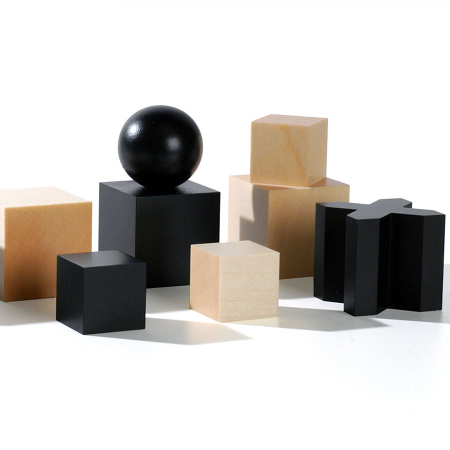 Bild von Bauhaus-Schachfiguren von Josef Hartwig